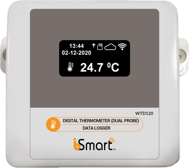 WT120 - Single Channel Temperature Sensor (Wi-Fi)
            Ideabytes